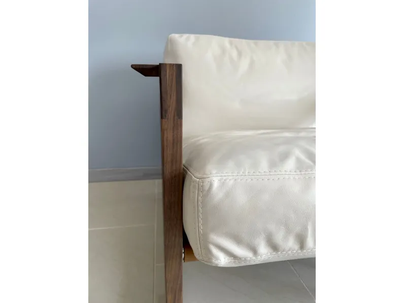 Poltrona Dakar Artigianale in Pelle SCONTATA