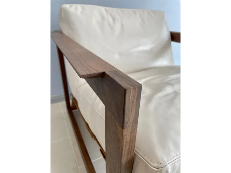 Poltrona Dakar Artigianale in Pelle SCONTATA