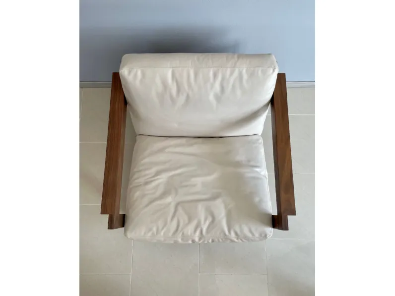 Poltrona Dakar Artigianale in Pelle SCONTATA