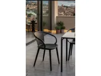 Poltrona in stile design Poltroncina cyborg daisy nero Magis in Offerta Outlet