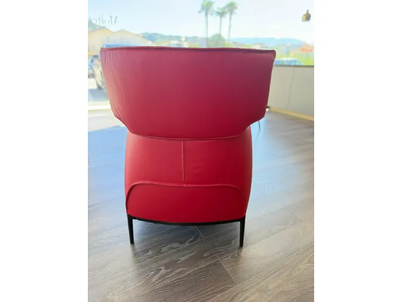 Poltrona in Pelle Archibald king Poltrona frau in Offerta Outlet