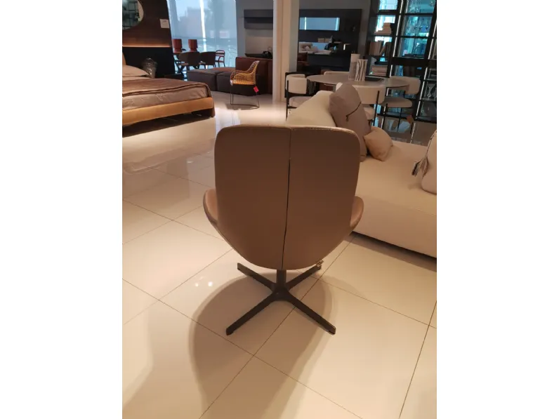 Poltrona Linear Ditre italia in Pelle SCONTATA