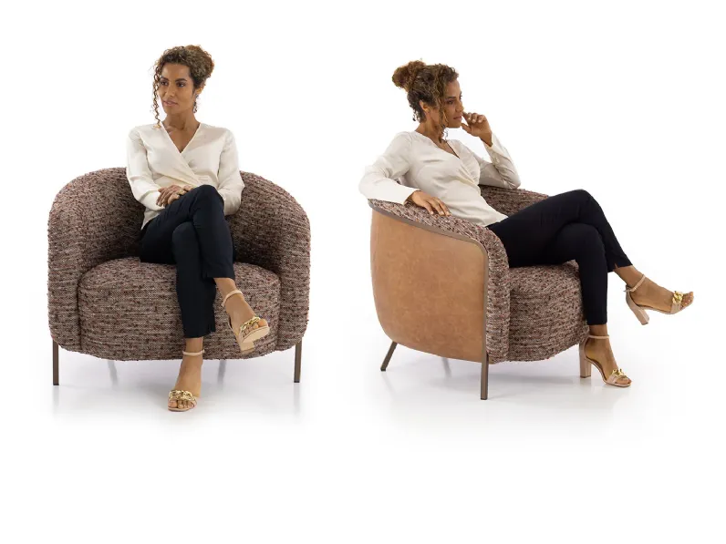 Poltrona modello Bailey outlet Diotti.com in offerta
