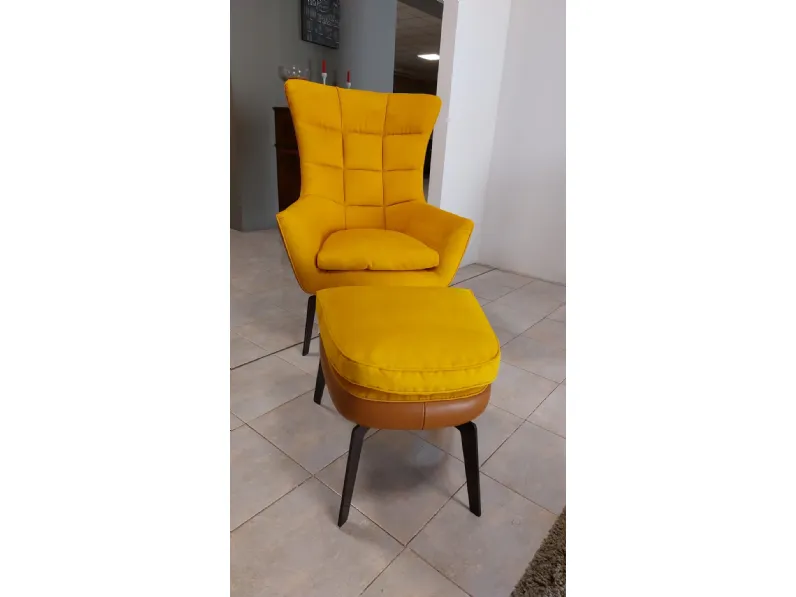 Poltrona in Pelle Jacob Calia a prezzo Outlet