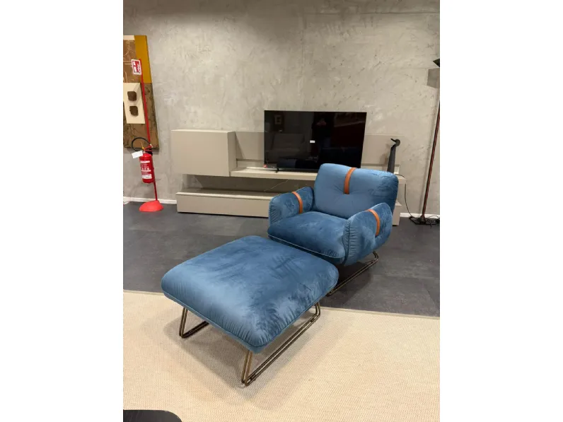 Poltrona in stile design Molly Franco ferri in Offerta Outlet