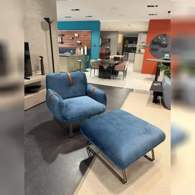 Poltrona in stile design Molly Franco ferri in Offerta Outlet