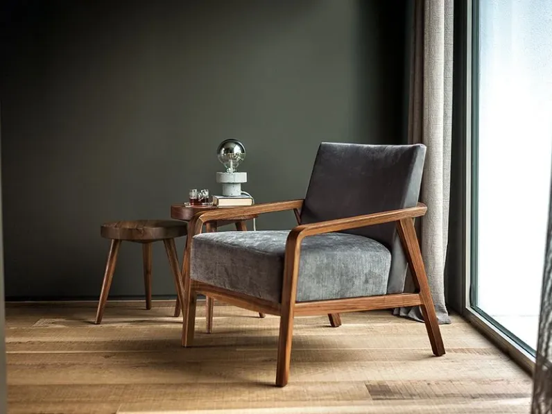 Poltrona in Tessuto Noble' Riva 1920 a prezzo Outlet
