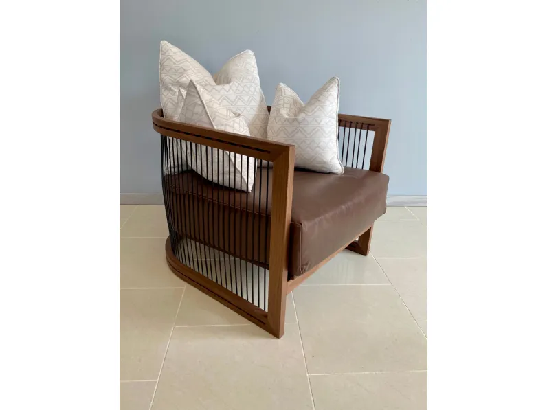 Poltrona in stile design Tiffany Artigianale in Offerta Outlet