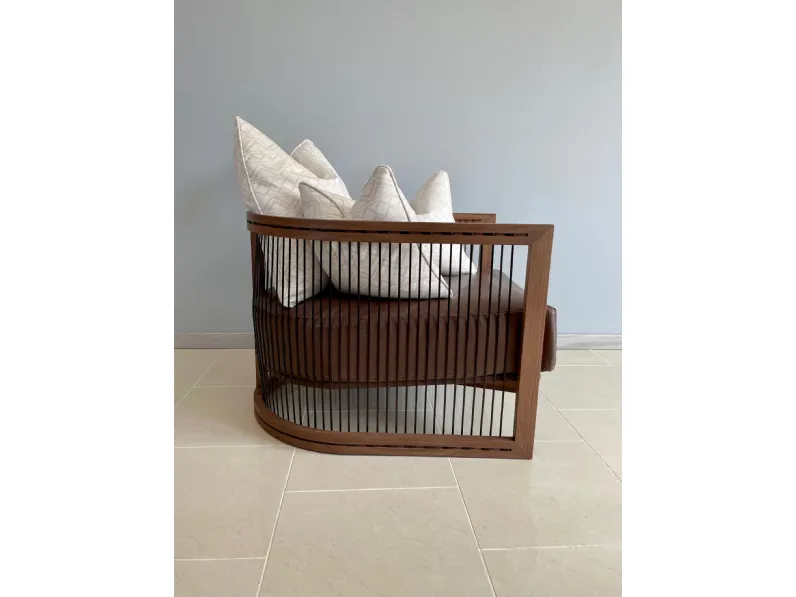 Poltrona in stile design Tiffany Artigianale in Offerta Outlet