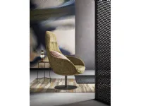 Poltrona in Tessuto Betty Samoa in Offerta Outlet
