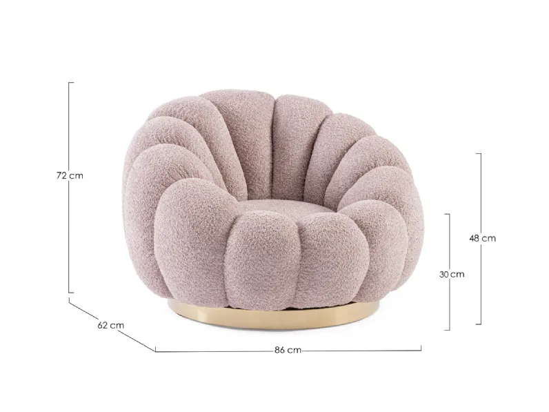 Poltrona in Tessuto Florel Bizzotto a prezzo Outlet