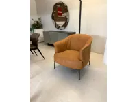 Poltrona Petra Franco ferri in Pelle SCONTATA