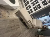 Poltrona in Tessuto Chaise longue  Dialma brown a prezzo scontato