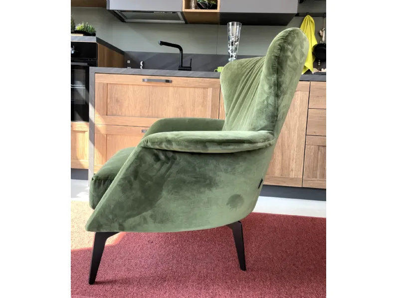 Poltrona in Tessuto Lovy armchair bergère Bonaldo in Offerta Outlet