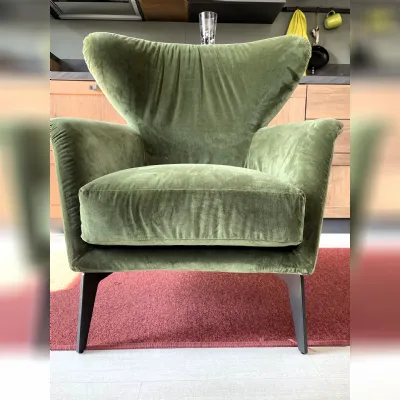 Poltrona in Tessuto Lovy armchair bergère Bonaldo in Offerta Outlet