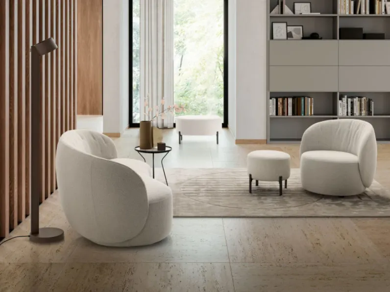 Poltrona in stile design Moby Artigianale in Offerta Outlet