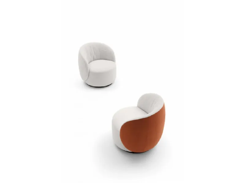 Poltrona in stile design Moby Artigianale in Offerta Outlet