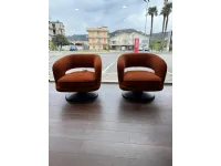 Poltrona Linea Molteni & c in Tessuto SCONTATA