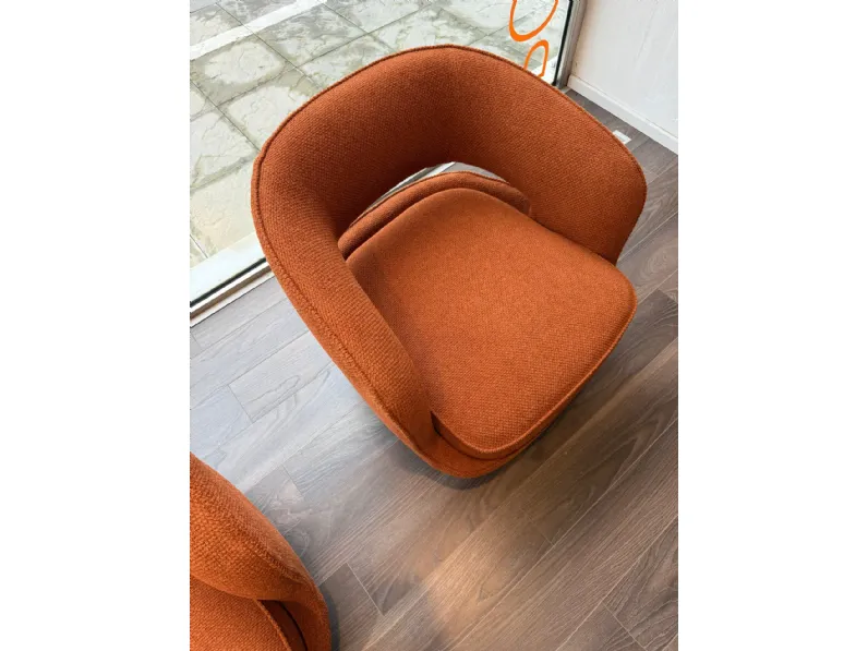Poltrona Linea Molteni & c in Tessuto SCONTATA
