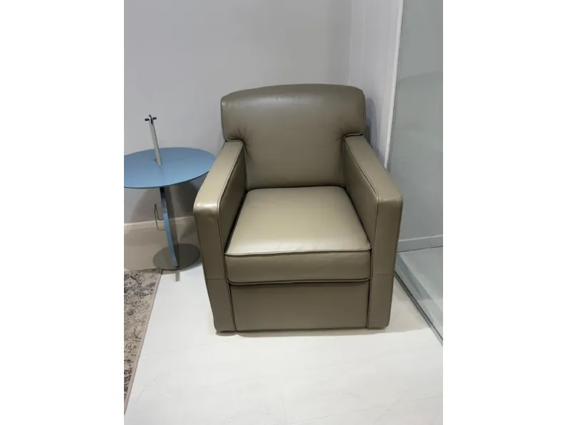 Poltrona in Pelle Lola Nicoletti home in Offerta Outlet