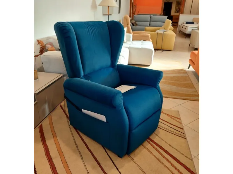 Poltrona in stile moderna Berger Hopplà in Offerta Outlet