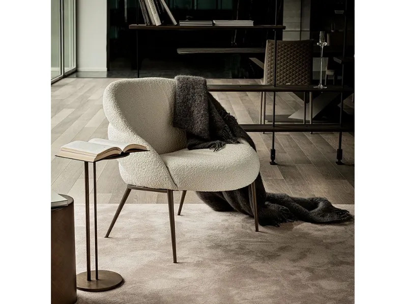 Poltrona in Tessuto Camilla lounge Cattelan italia in Offerta Outlet