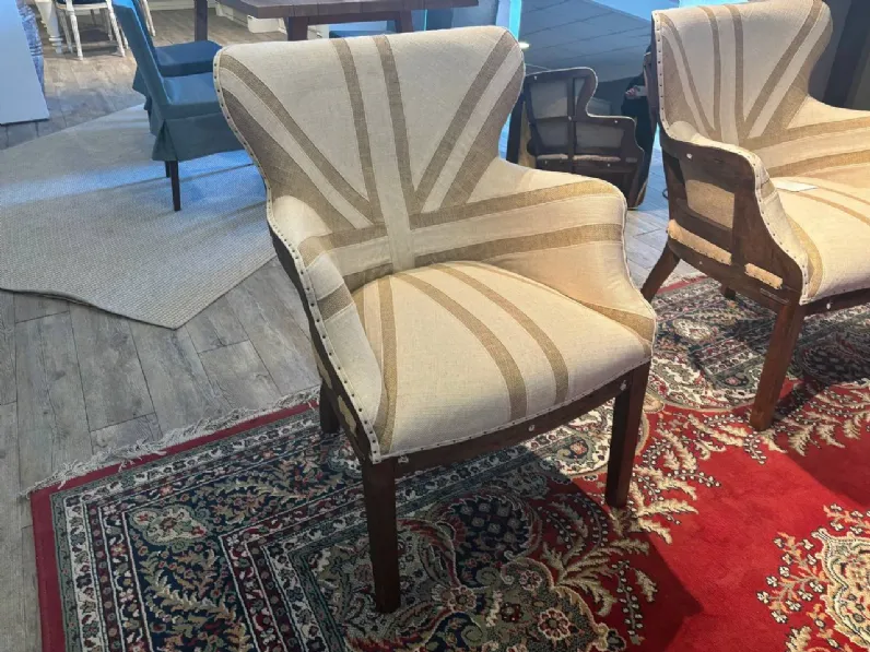Poltrona in Tessuto Db003549 Dialma brown a prezzo scontato