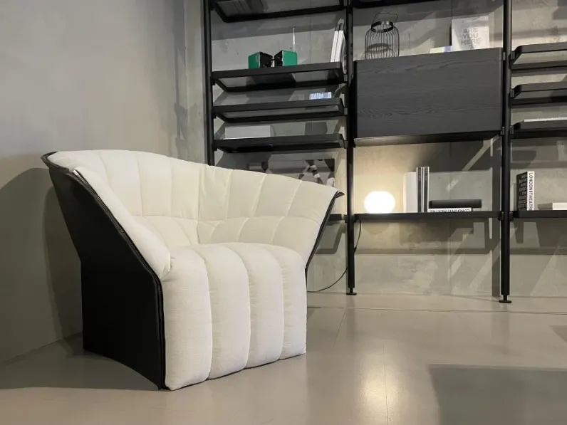Poltrona in Pelle Moel Ligne roset a prezzo scontato