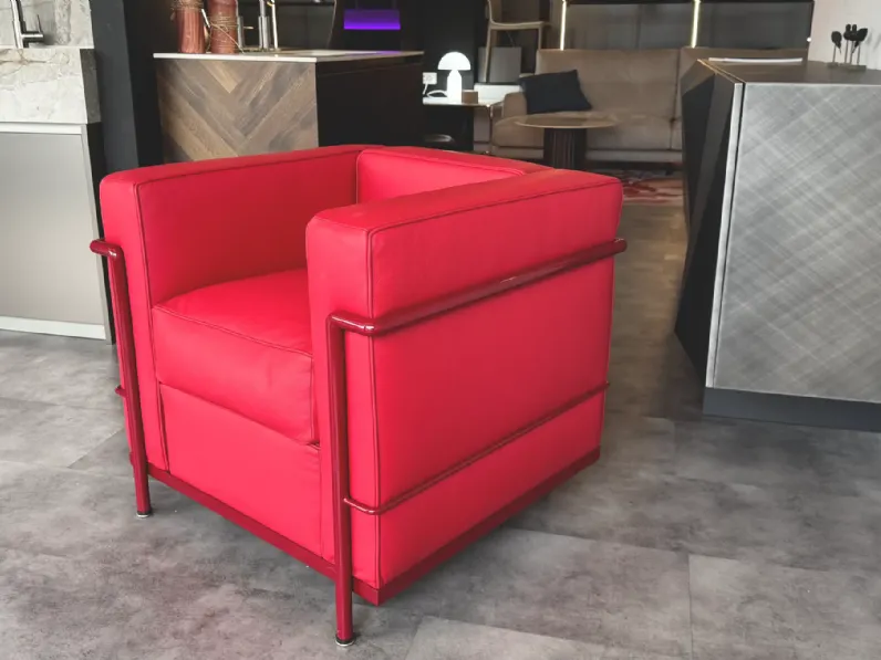 Poltrona in stile design Poltrona art e8p Esprit nouveau in Offerta Outlet