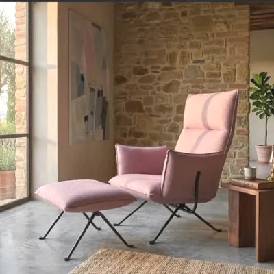 Poltrona officina schienale alto Magis in Tessuto SCONTATA
