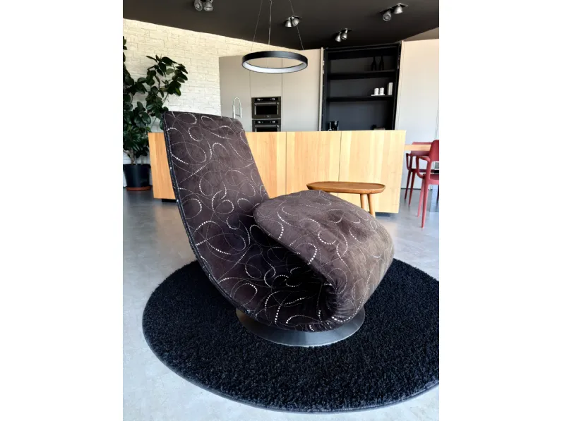 Poltrona in stile design Ricciolo Tonin casa in Offerta Outlet