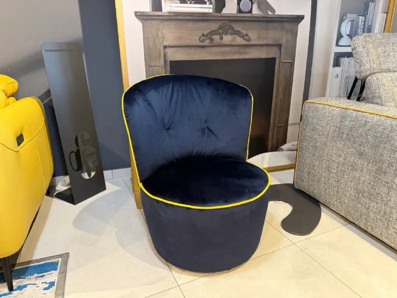 Poltrona in Tessuto Scisci Egoitaliano in Offerta Outlet
