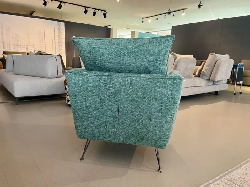 Poltrona in Tessuto Skim Samoa a prezzo Outlet