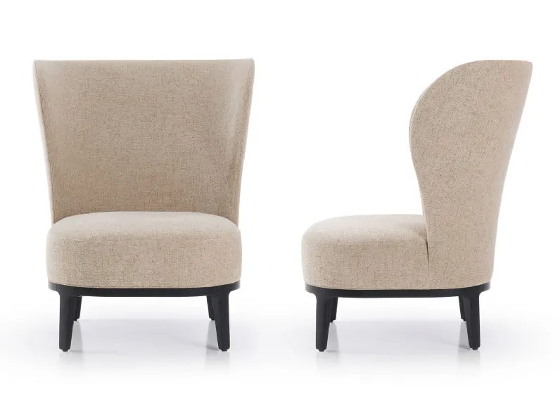 Poltrona in stile moderna Spring outlet Diotti.com in Offerta Outlet