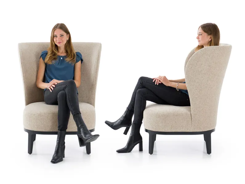 Poltrona in stile moderna Spring outlet Diotti.com in Offerta Outlet