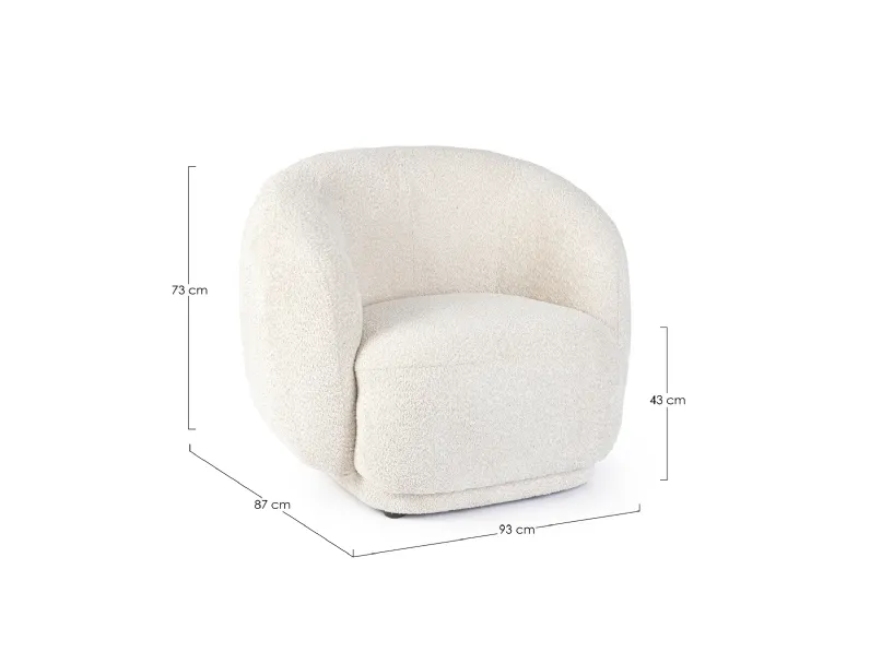 Poltrona in stile design Tecla Bizzotto in Offerta Outlet