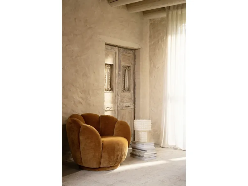 Poltrona in Tessuto Tulip cathay Bizzotto a prezzo Outlet