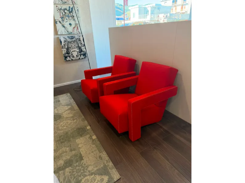 Poltrona in stile design Utrecht Cassina in Offerta Outlet