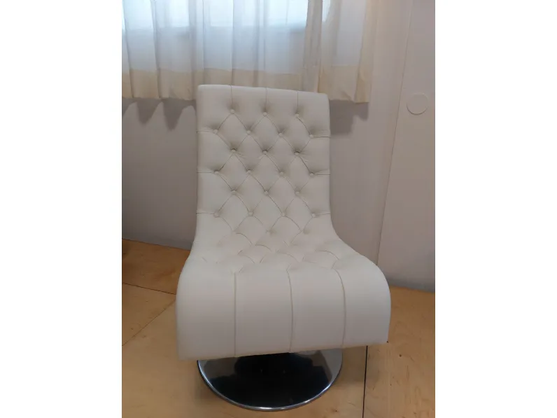 Poltrona Wega Art salotti in Pelle SCONTATA