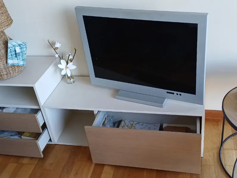 Porta tv per il soggiorno modello Domino di Alf da fre scontato