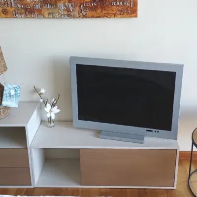 Porta tv per il soggiorno modello Domino di Alf da fre scontato