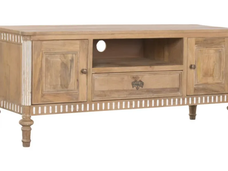 Mobile porta tv Mobile porta tv legno 133 di Outlet etnico con uno SCONTO IMPERDIBILE