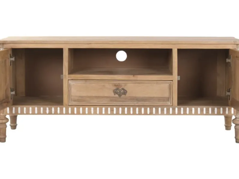 Mobile porta tv Mobile porta tv legno 133 di Outlet etnico con uno SCONTO IMPERDIBILE