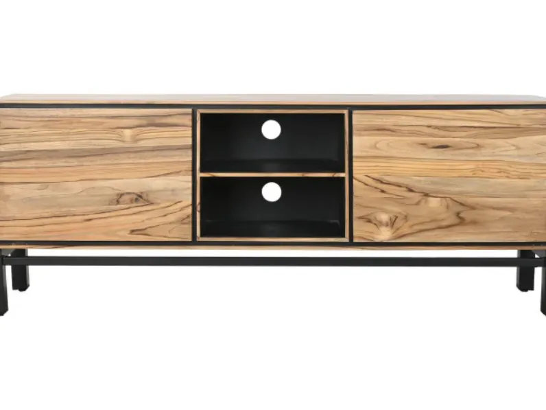 Mobile porta tv Porta tv teak acacia 175 di Outlet etnico con uno SCONTO IMPERDIBILE