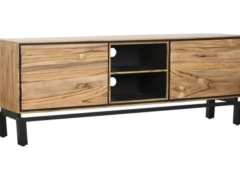 Mobile porta tv Porta tv teak acacia 175 di Outlet etnico con uno SCONTO IMPERDIBILE