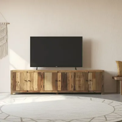 Porta tv per il soggiorno modello Mobile porta tv legno 230 di Outlet etnico scontato