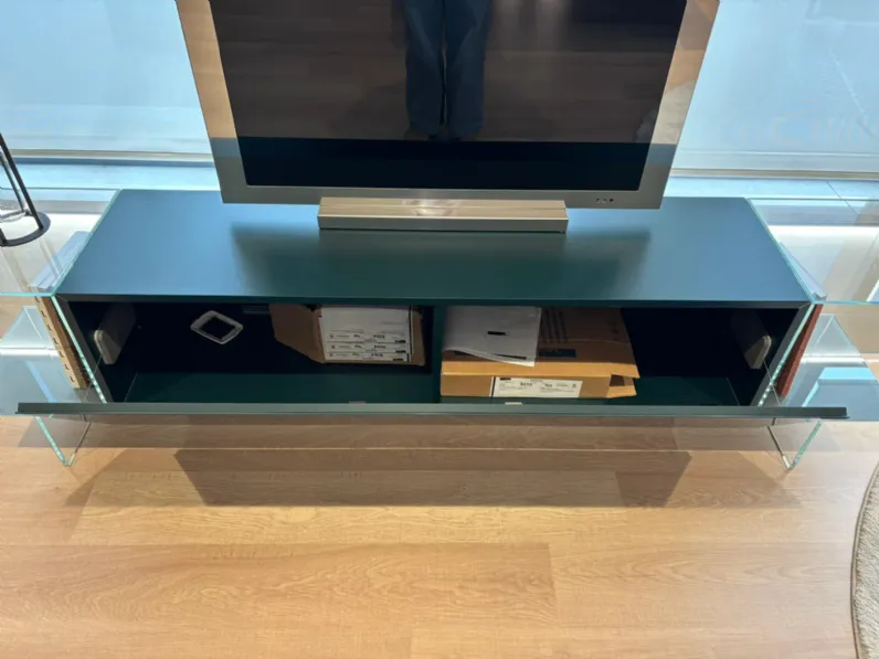 Porta tv di Lago modello 36e8 glass unit tv a PREZZI OUTLET  approfittane ora!