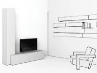 Porta tv di Minotti italia modello Regolo  a PREZZI OUTLET  approfittane ora!