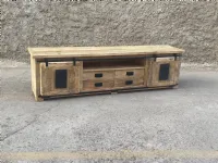 Mobile porta tv Mobile portatv industrial newport   di Outlet etnico con forte sconto