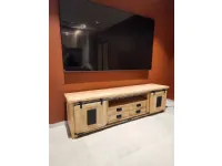 Mobile porta tv Mobile portatv industrial newport   di Outlet etnico con forte sconto